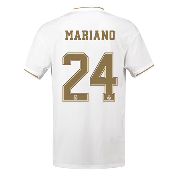 Camiseta Real Madrid NO.24 Mariano 1ª Kit 2019 2020 Blanco